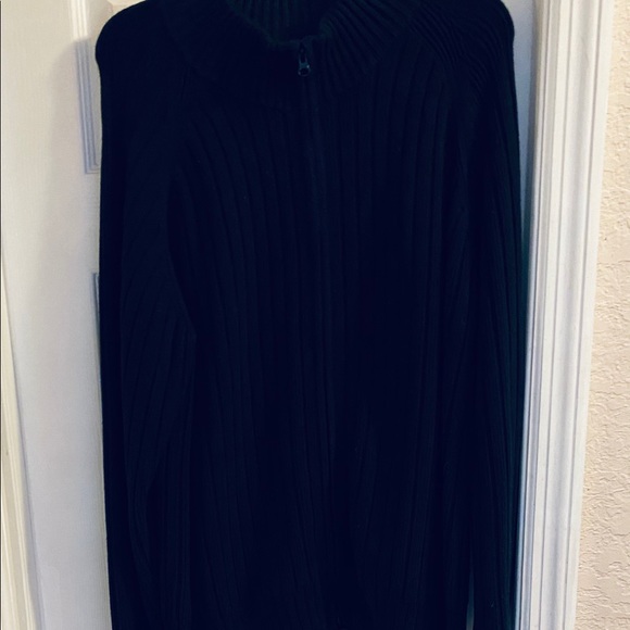 J. FERRAR Men's Navy Blue Sweater Sz Lg - Picture 2 of 4